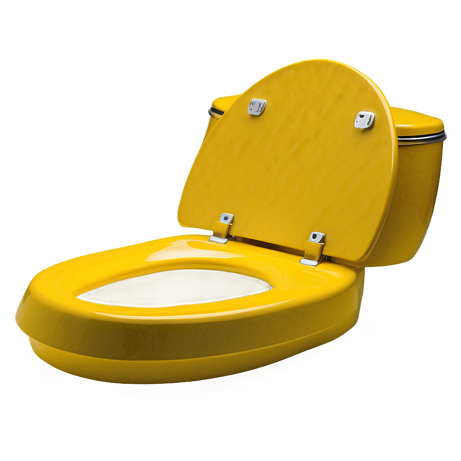 Bright Yellow Toilet Seat Png Aku96