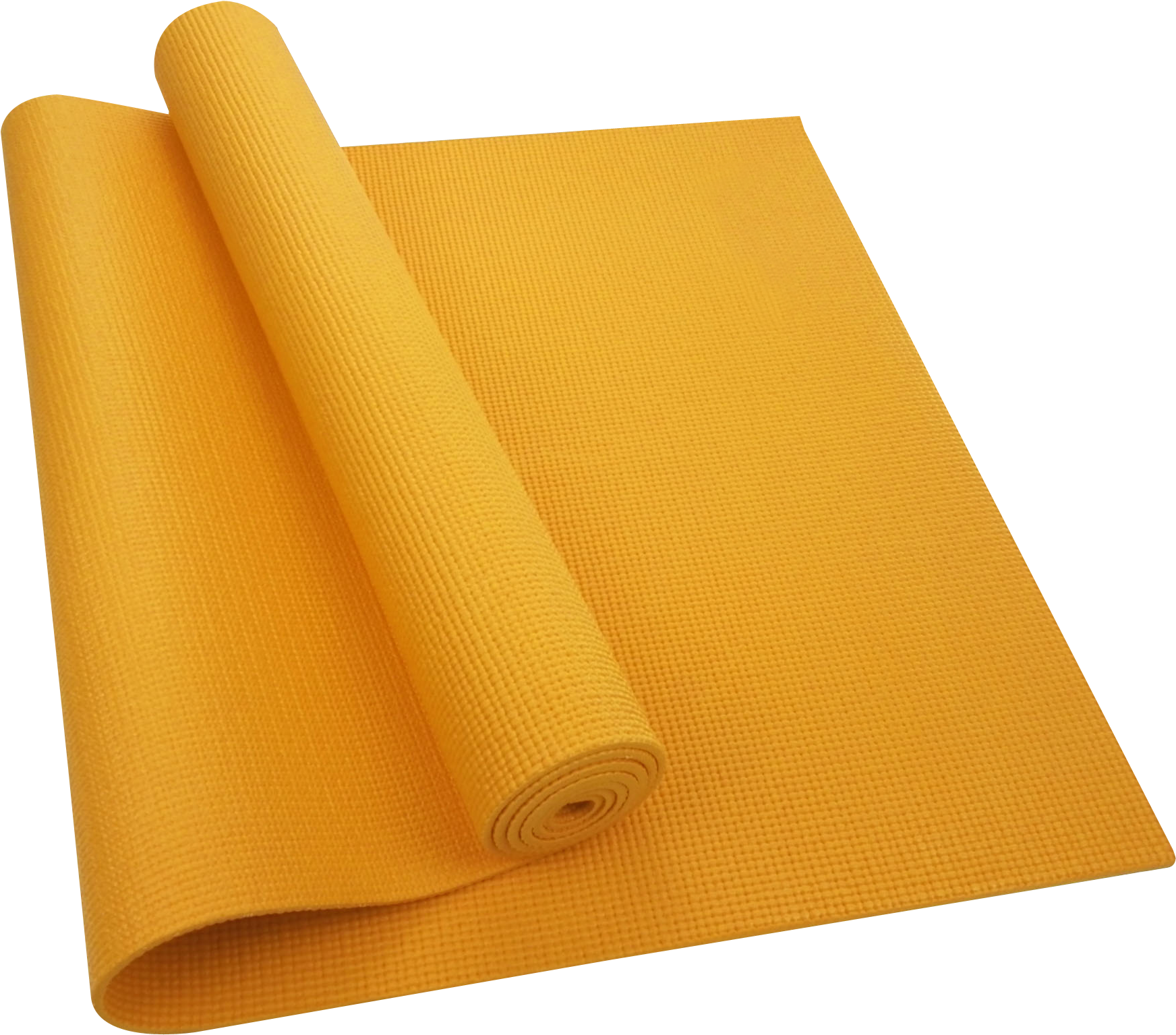 Bright Yellow Yoga Mat