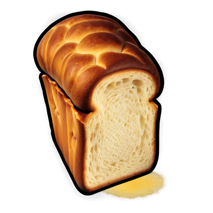 Brioche Bread Slice Png 06132024