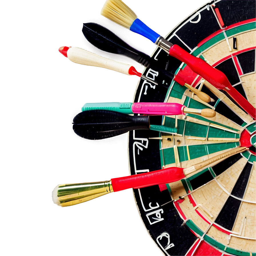 Bristle Dartboard Closeup Png Kty