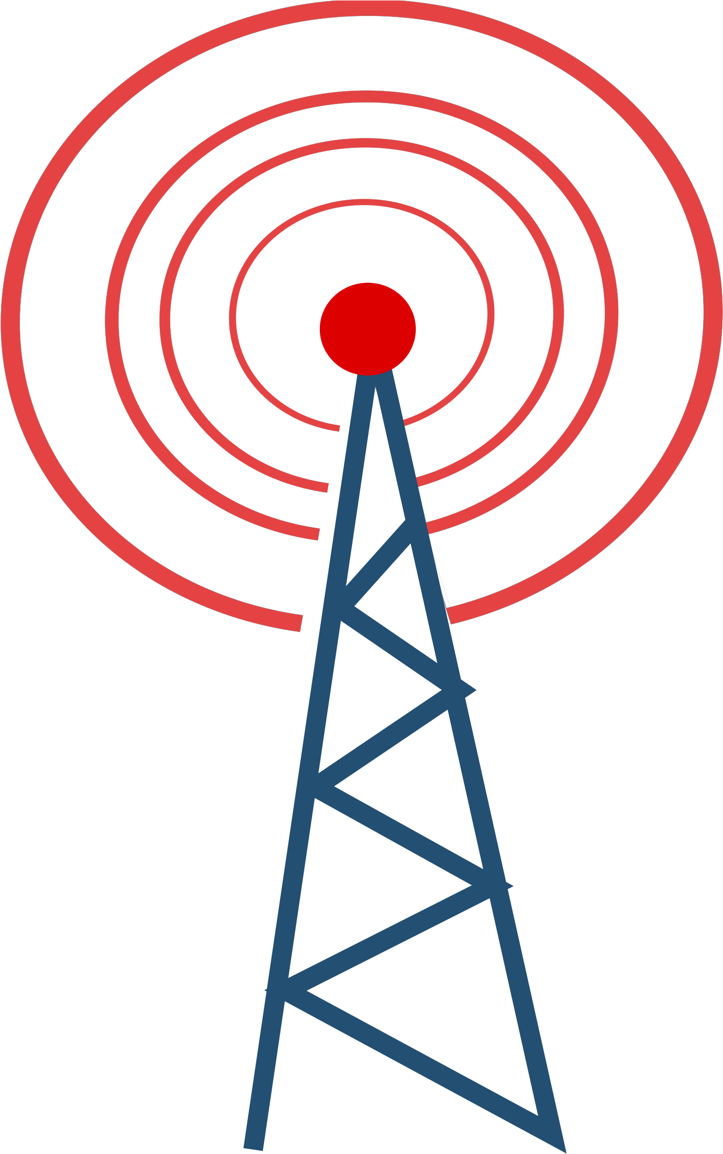 Broadcast Tower Signal Waves