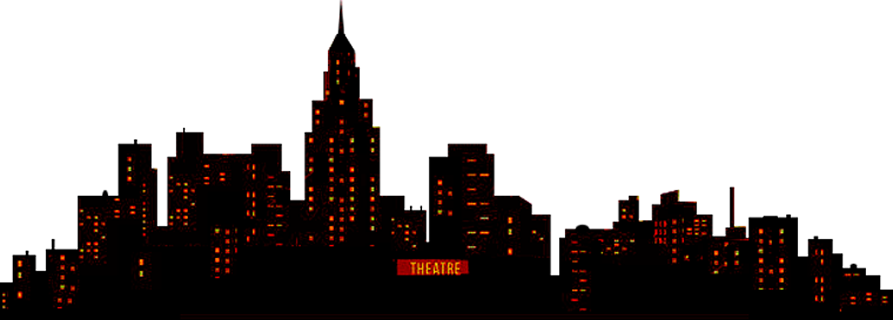 Broadway Skyline Silhouette