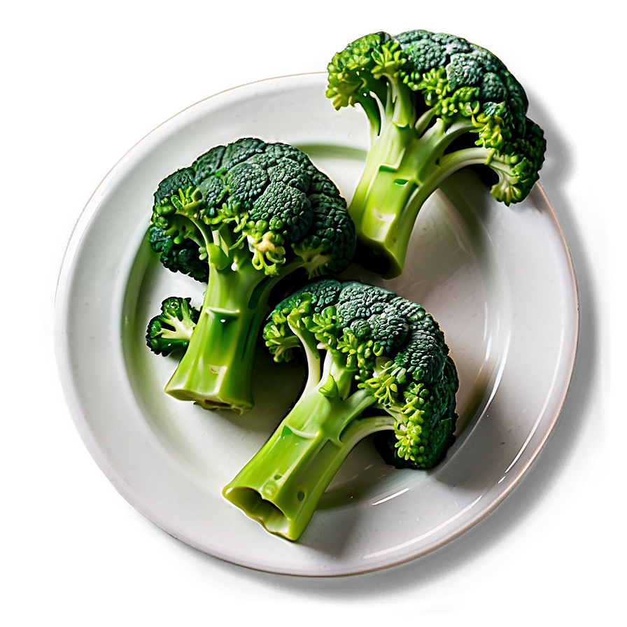 Broccoli On Plate Png 76