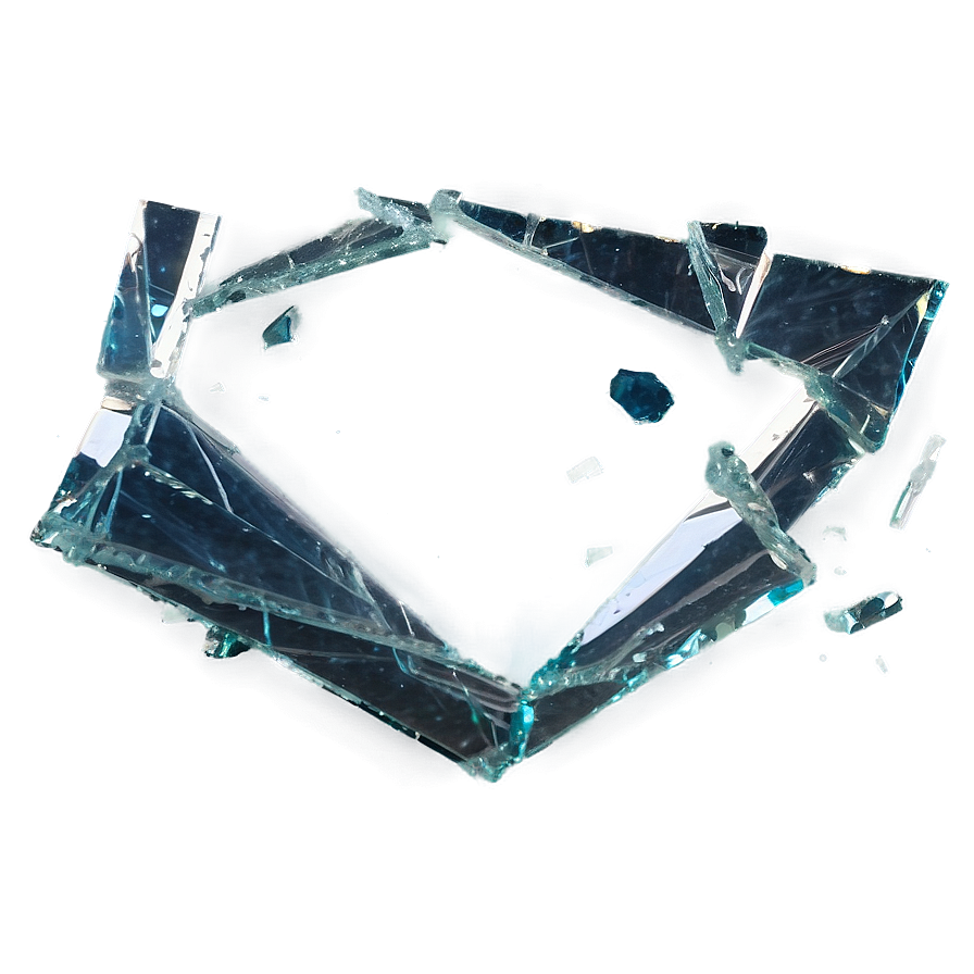 Broken Glass On Black Png Xsn11