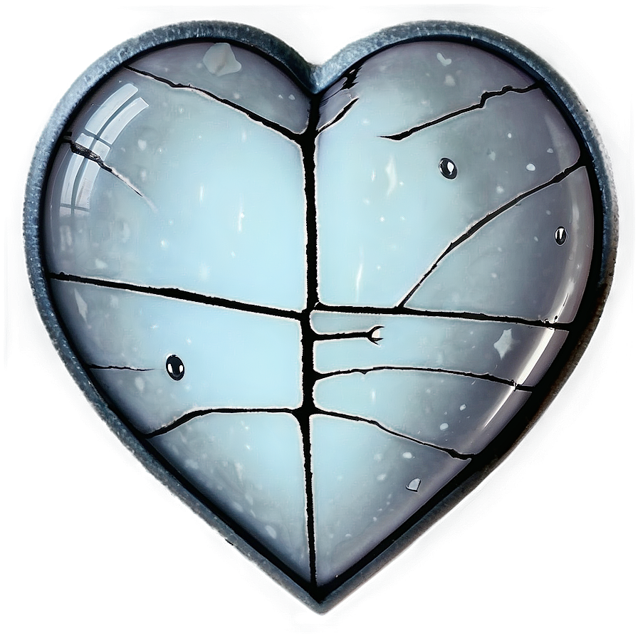 Broken Heart With Tears Png 05212024