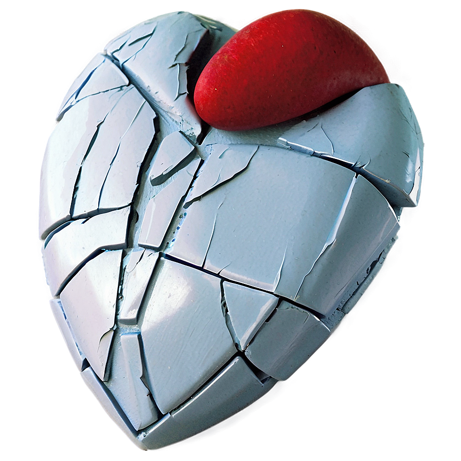 Broken Valentine Heart Png 06262024