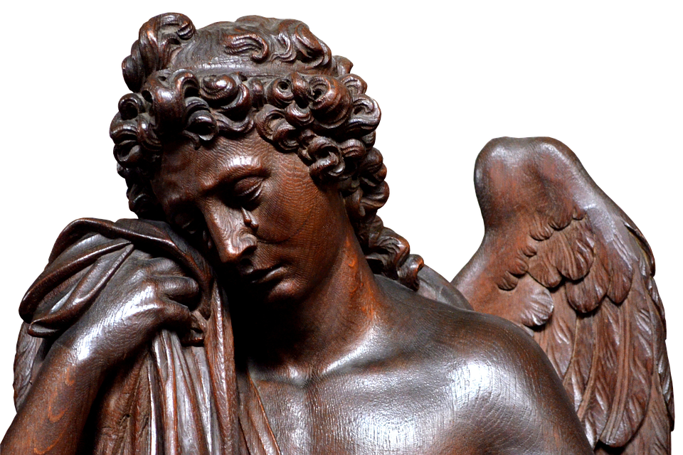 Bronze Angel Sculpture Artwork