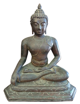 Bronze Buddha Statue Meditation Pose