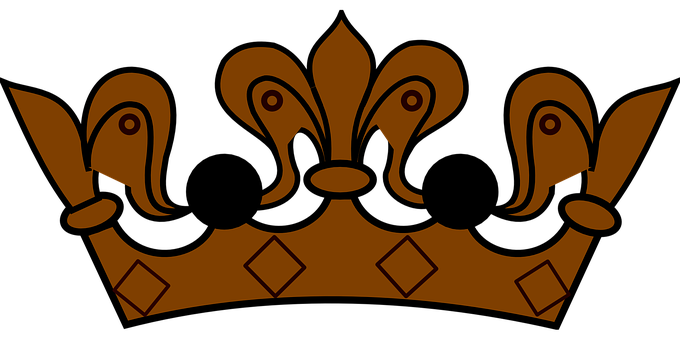 Bronze Crown Silhouette