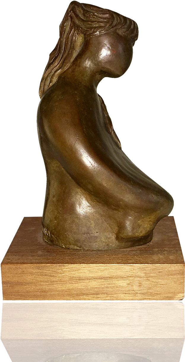 Bronze Female Torso Sculpture