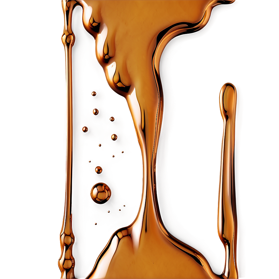 Bronze Spray Paint Drip Png Agr98