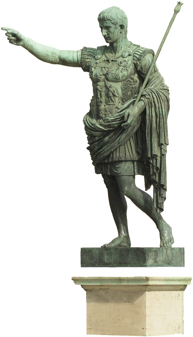 Bronze Statue Augustus Imperator