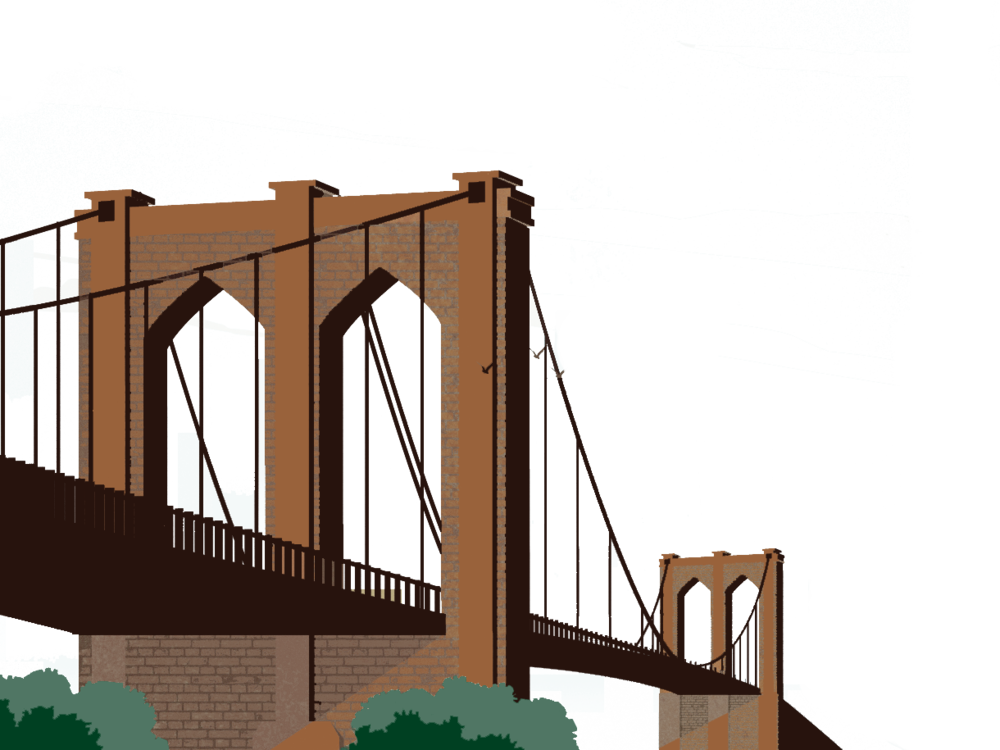 Brooklyn Bridge Illustration