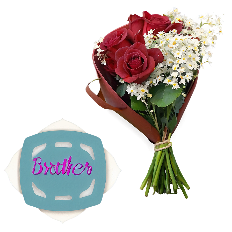 Brother With Flowers Png Eqi73