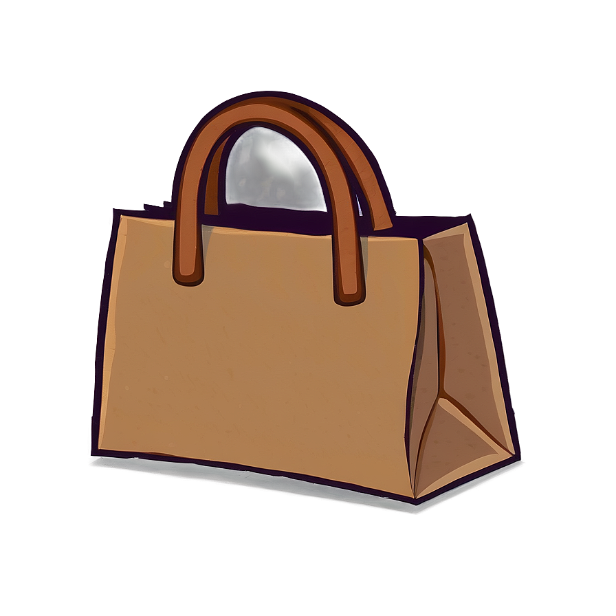 Brown Bag Cartoon Png 7