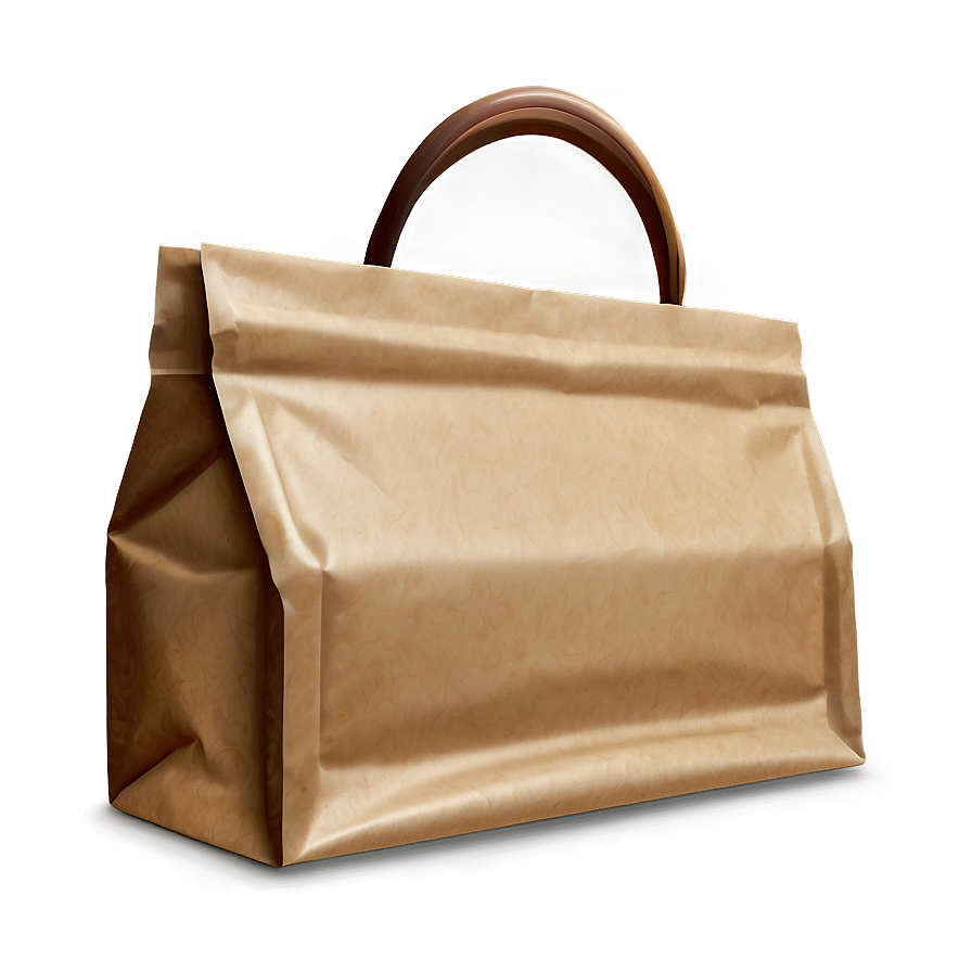 Brown Bag Flat Design Png Vkn33