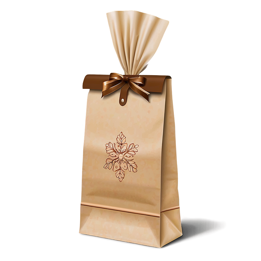 Brown Bag For Gift Png Efg