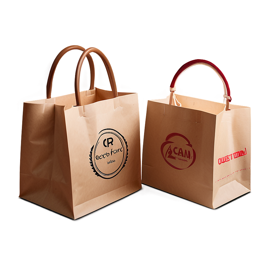 Brown Bag With Logo Png 66