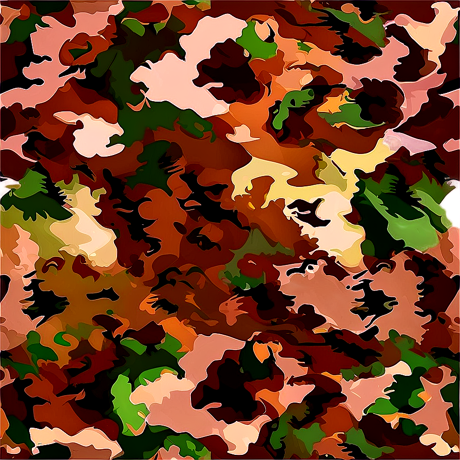 Brown Camo Print Png 05062024