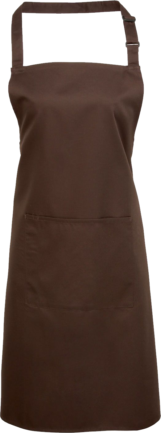 Brown Cotton Apron