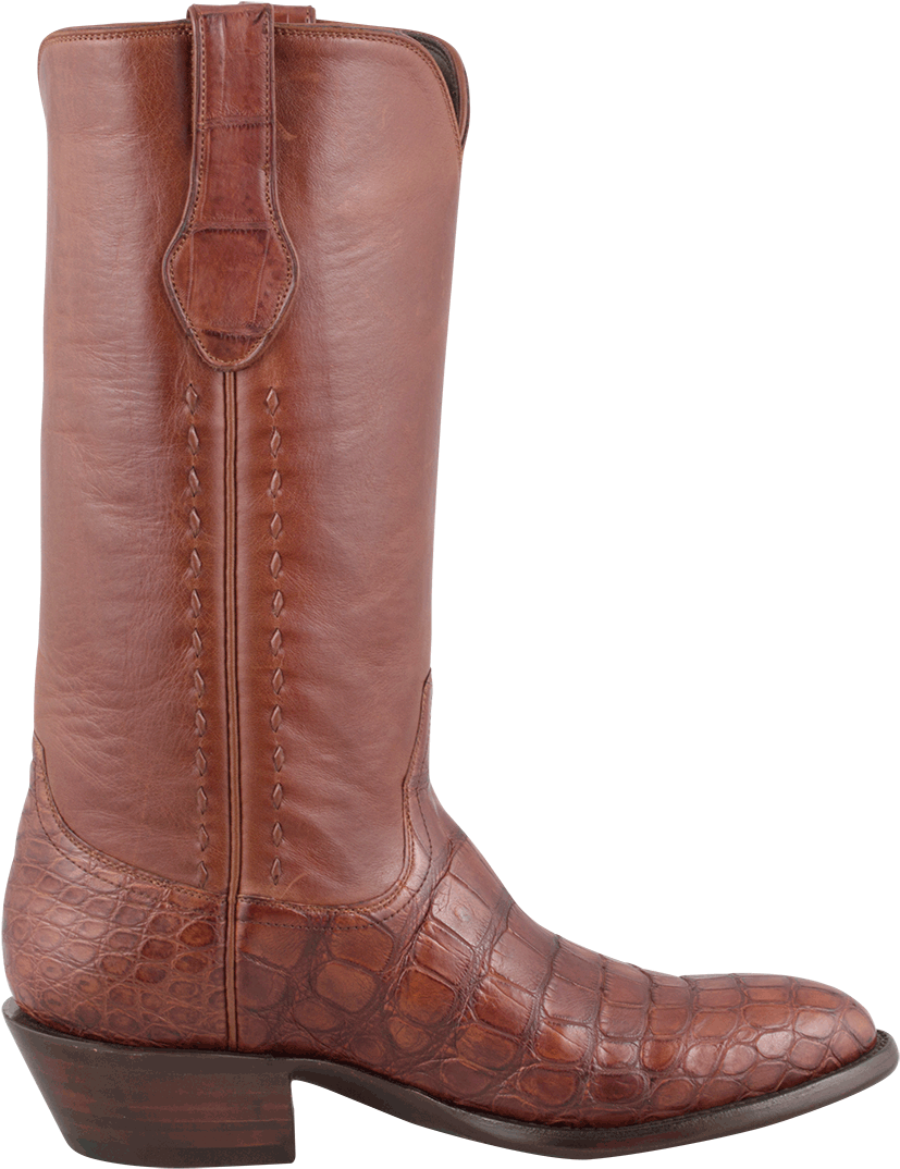 Brown Cowboy Boot Single