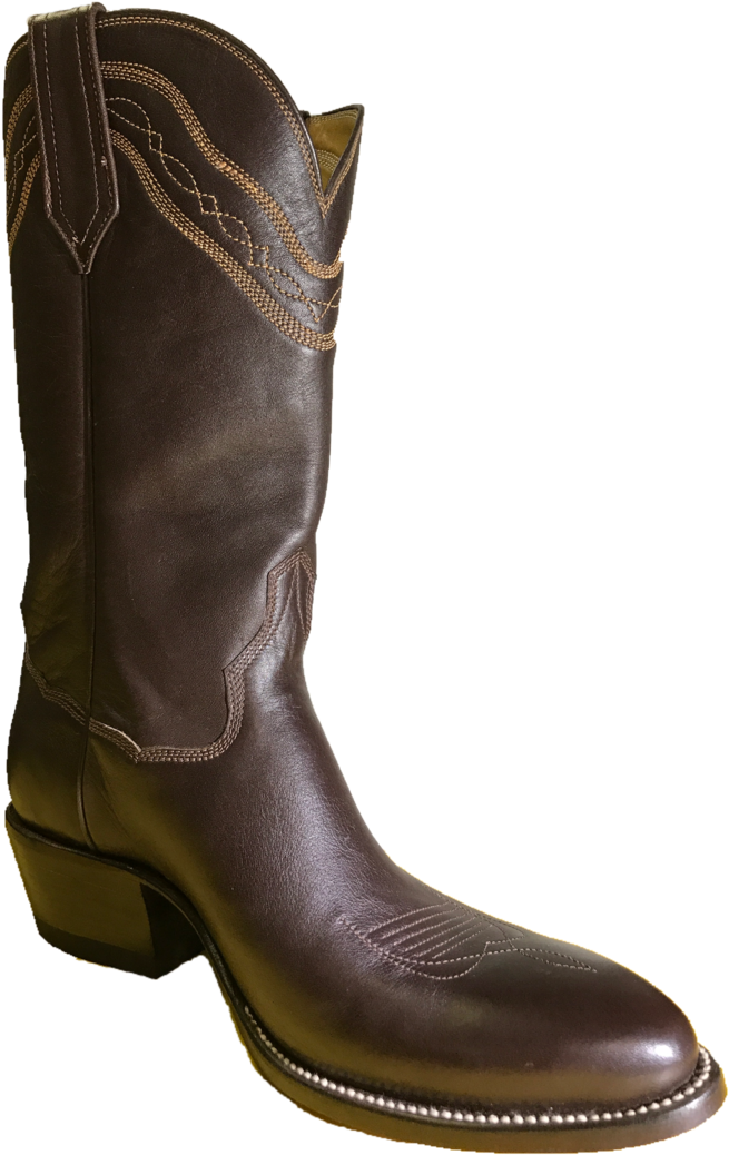 Brown Cowboy Boot Single