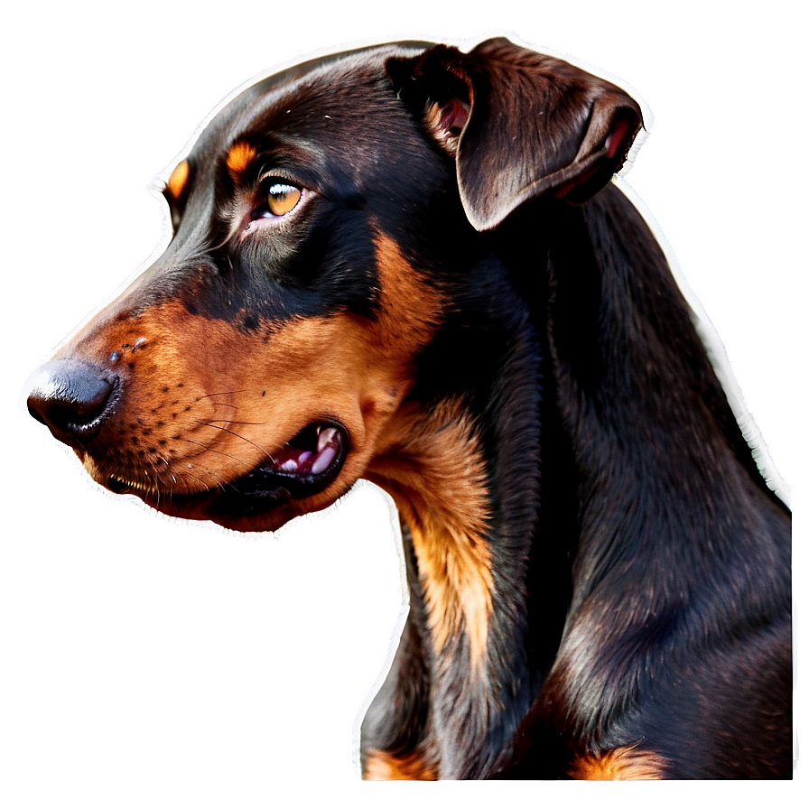 Brown Doberman Png Hon11