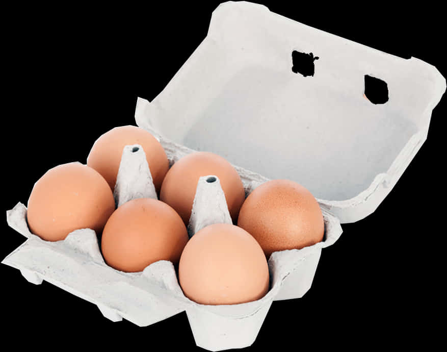 Brown Eggsin Carton