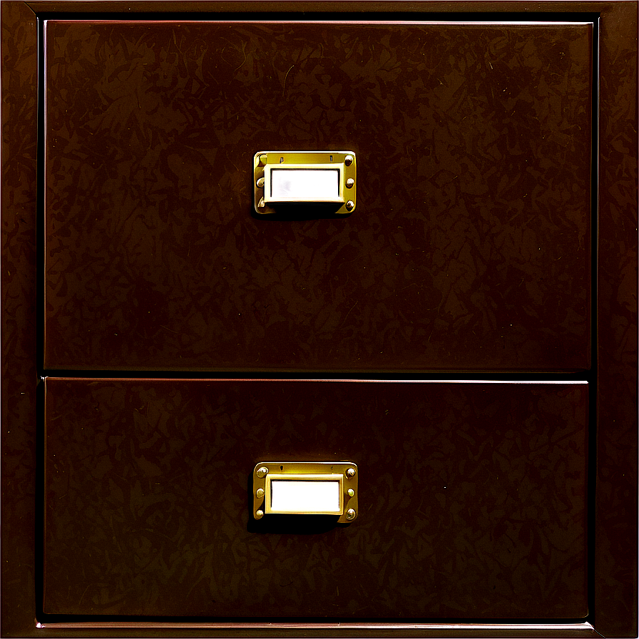 Brown Filing Cabinet Png 06272024