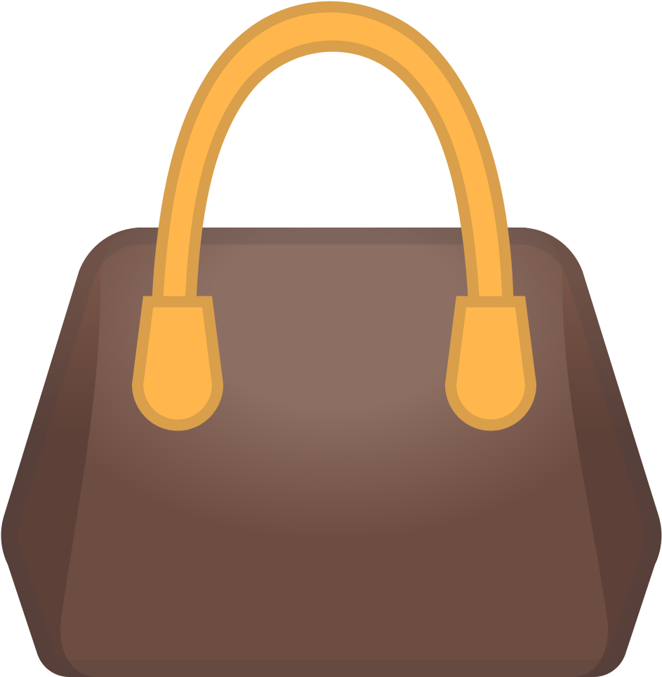 Brown Handbag Illustration