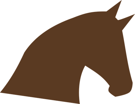 Brown Horse Silhouette