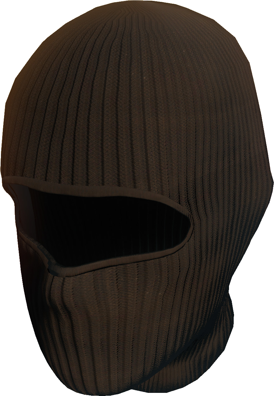 Brown Knitted Balaclava