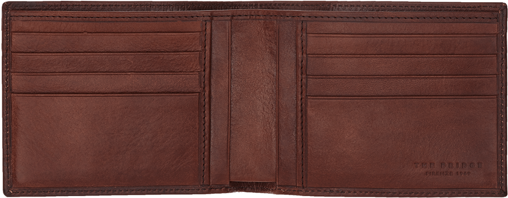 Brown Leather Bifold Wallet