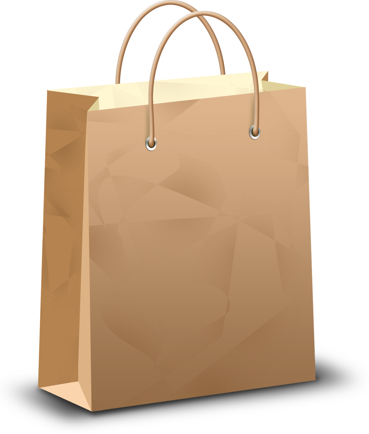 Brown Paper Shopping Bag