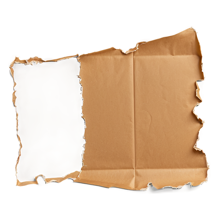 Brown Paper With Torn Edges Png 32