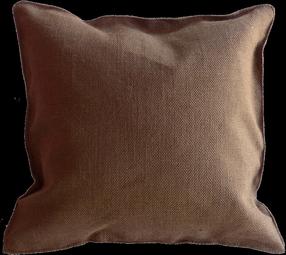 Brown Textured Pillow