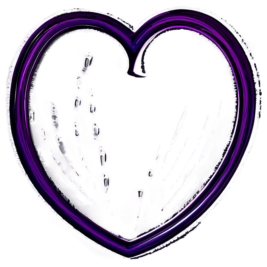 Brush Stroke Heart Line Png Snl61