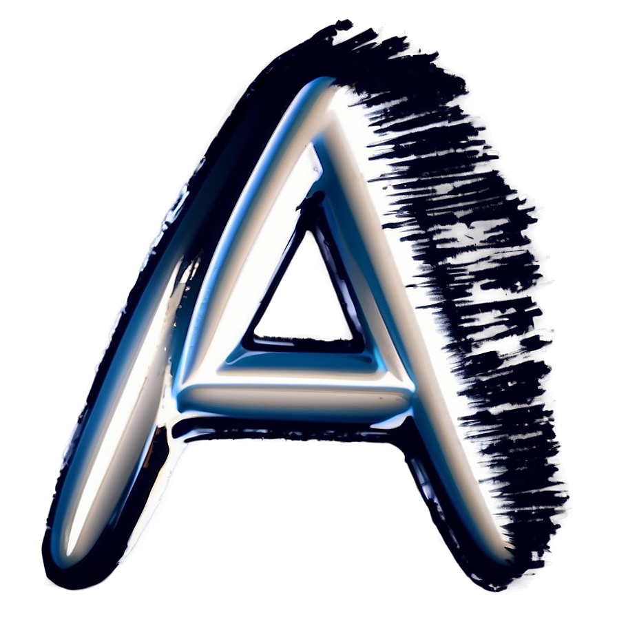 Brush Stroke Letter A Png 06112024