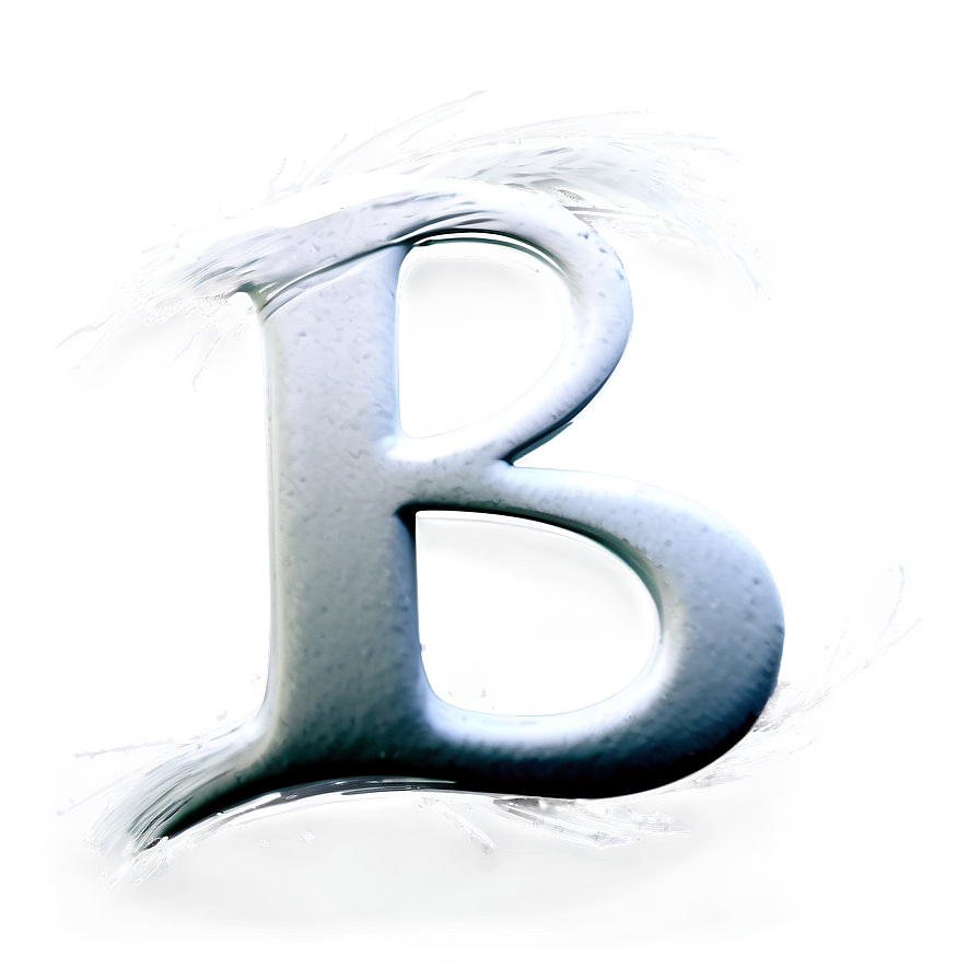 Brush Stroke Letter B Png 06202024