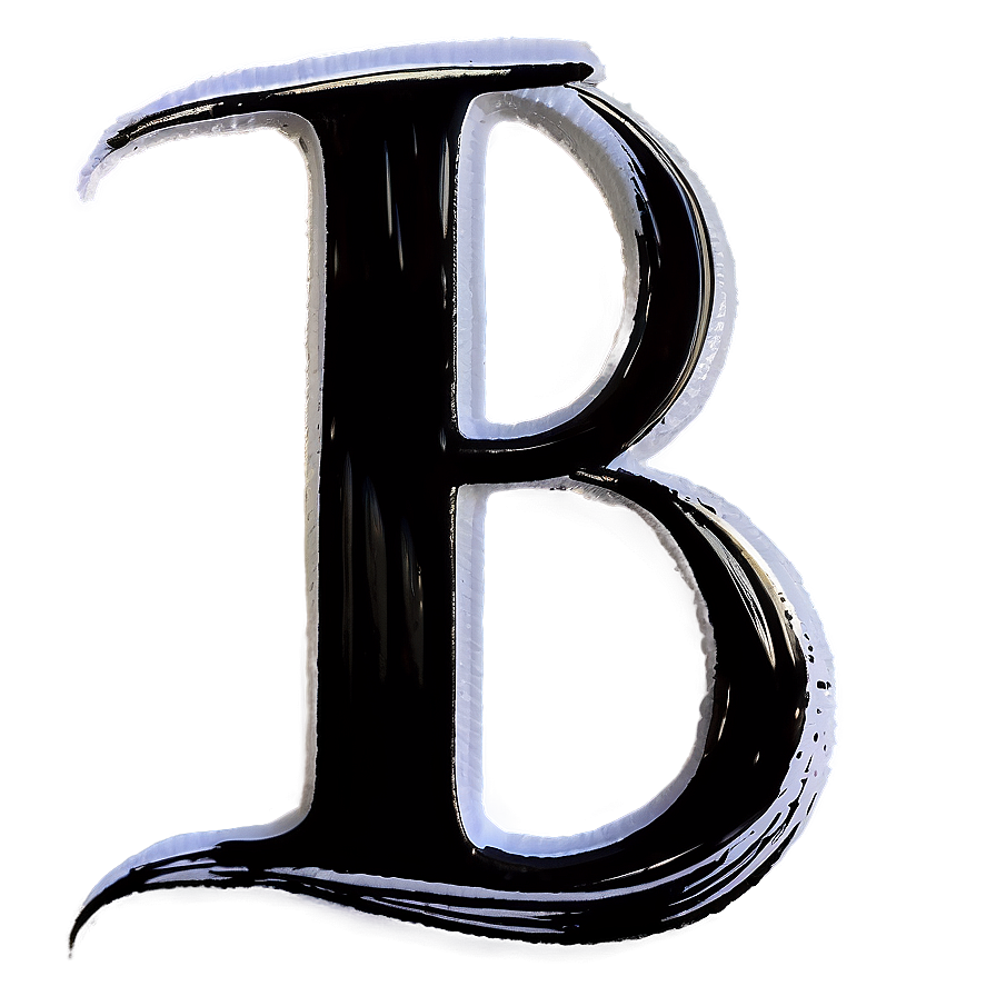 Brush Stroke Letter B Png Ske93