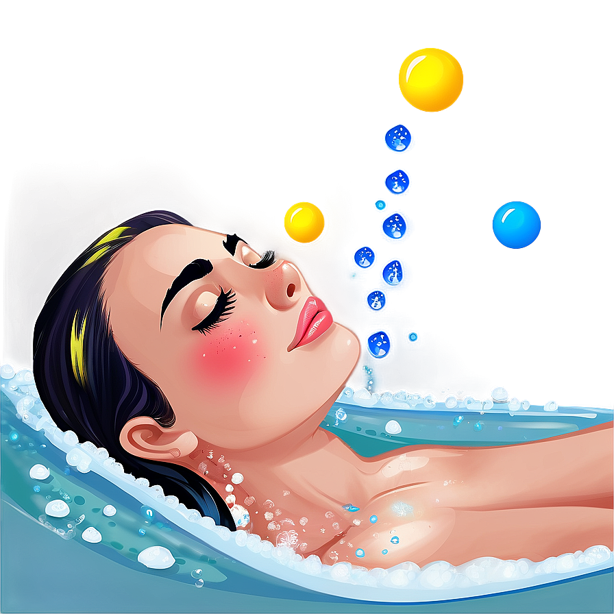 Bubble Bath Relaxation Png Fja18