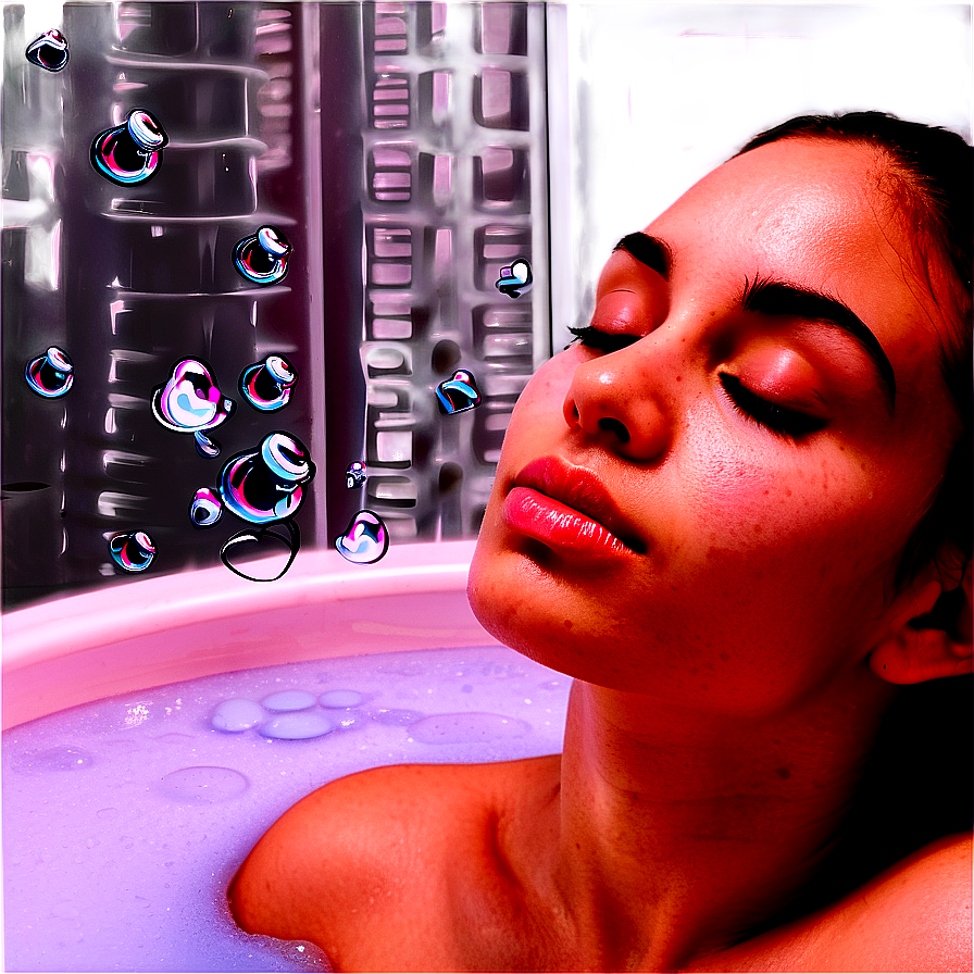 Bubble Bath Self Care Png 2