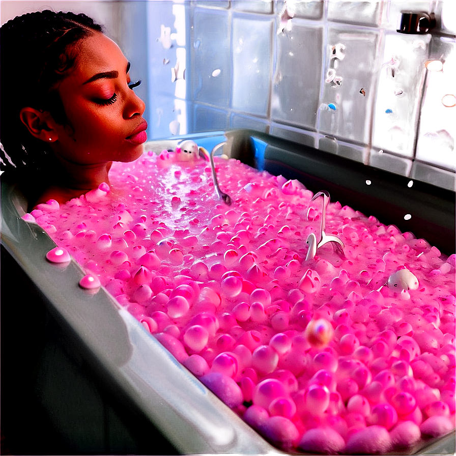 Bubble Bath Self Care Png Sck38