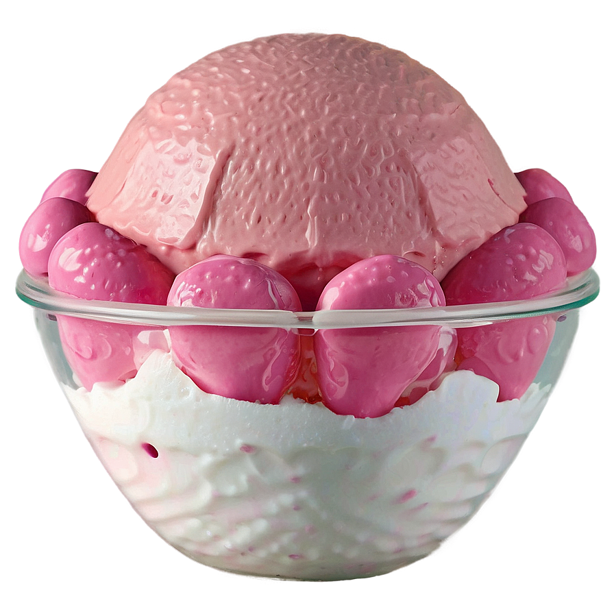 Bubble Gum Ice Cream Sundae Png 47