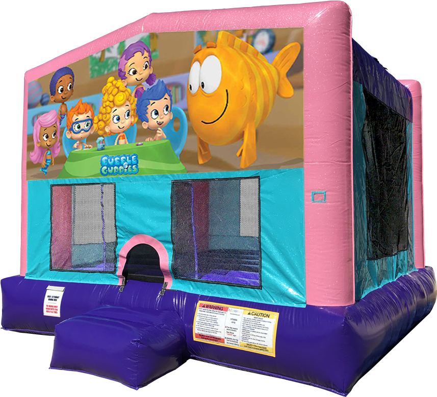 Bubble Guppies Themed Bounce House