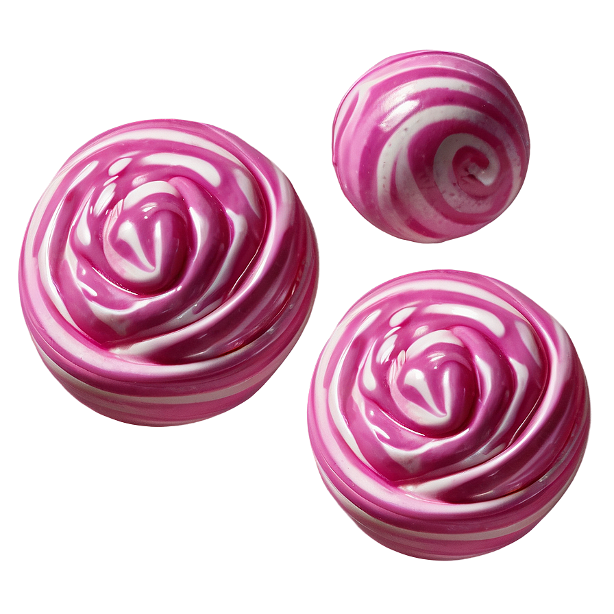 Bubblegum Pink Swirl Png 35