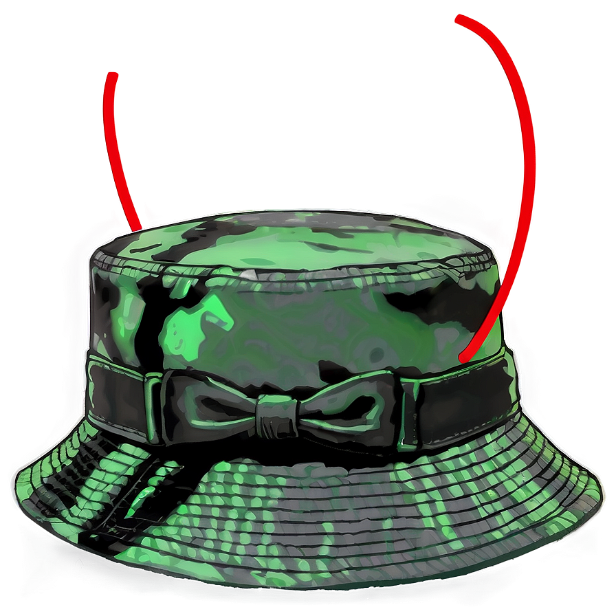 Bucket Hat With Bow Png 05252024