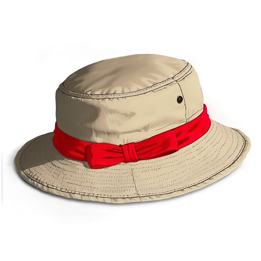 Bucket Hat With Bow Png Woh42