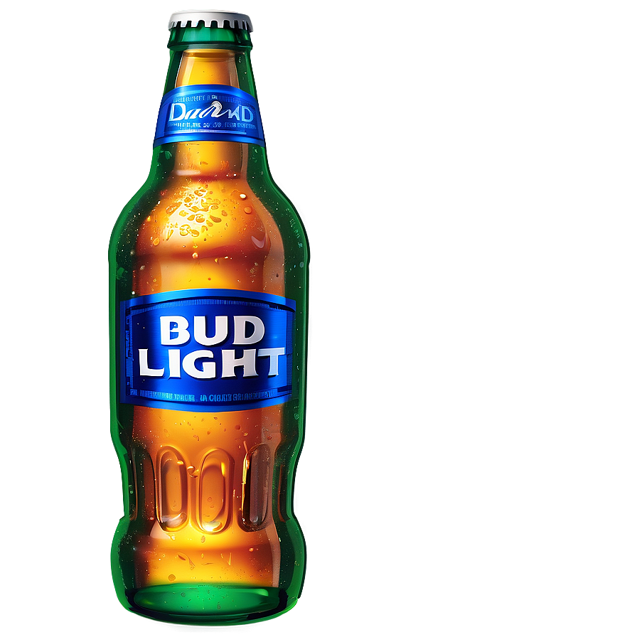 Bud Light Bottle Vector Png 13