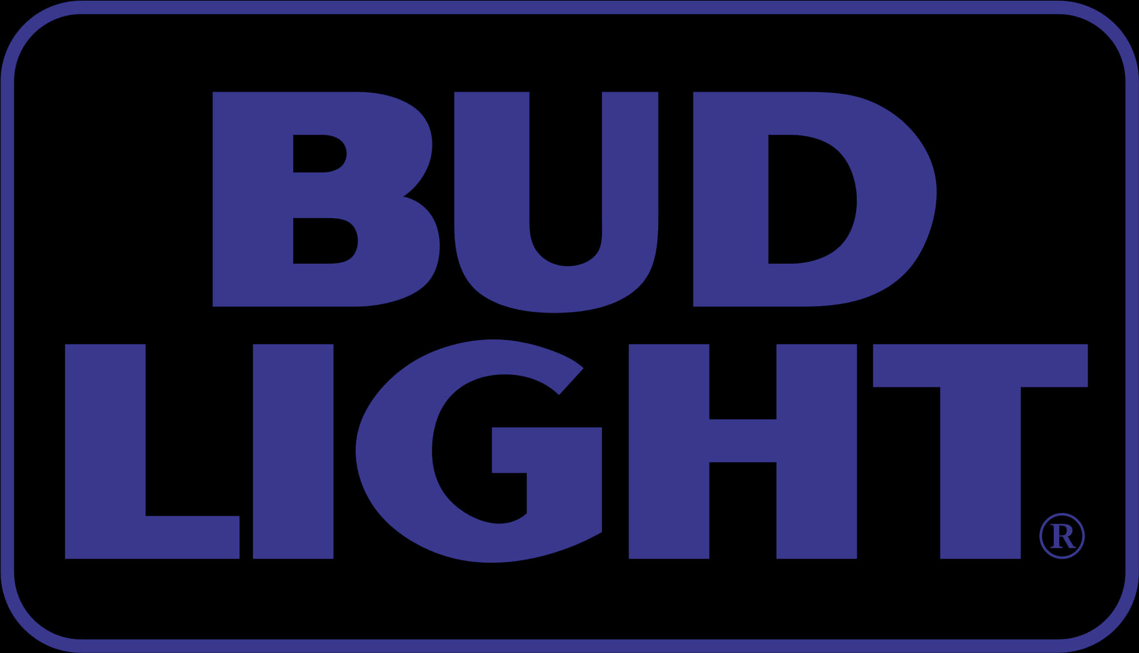 Bud Light Logo Purple Background